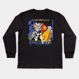 digimon omnimon variants omnimon x antibody Kids Long Sleeve T-Shirt